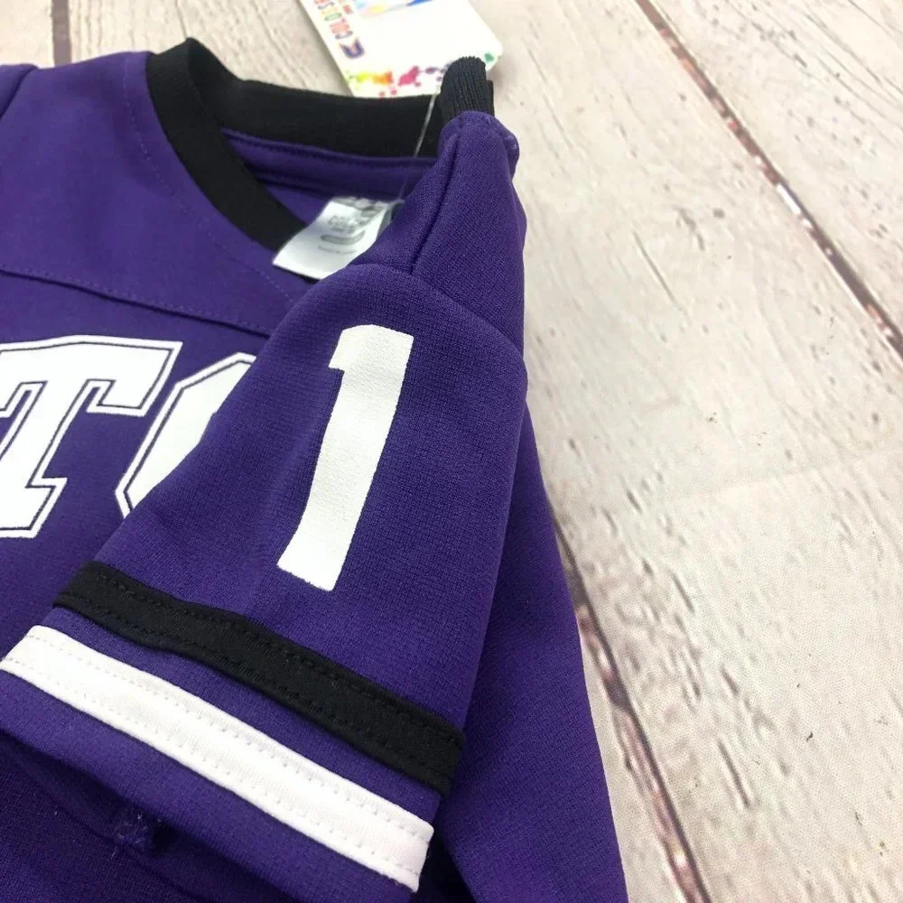 TCU horned Frogs one piece infant set 0-3M colosseum
